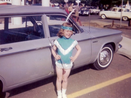 NS Austin, Writer as a child baton twirler